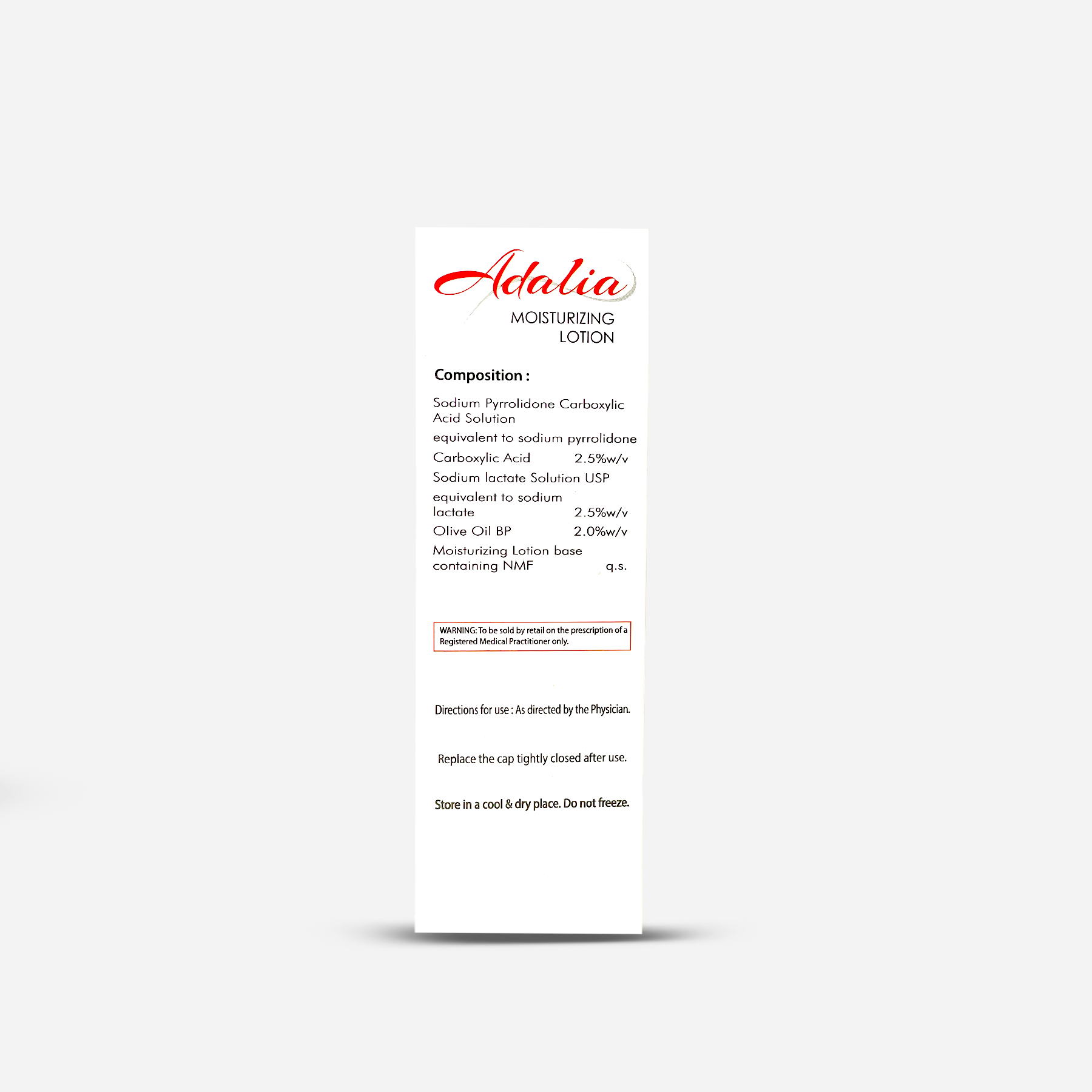 ADALIA MOISTURIZING LOTION