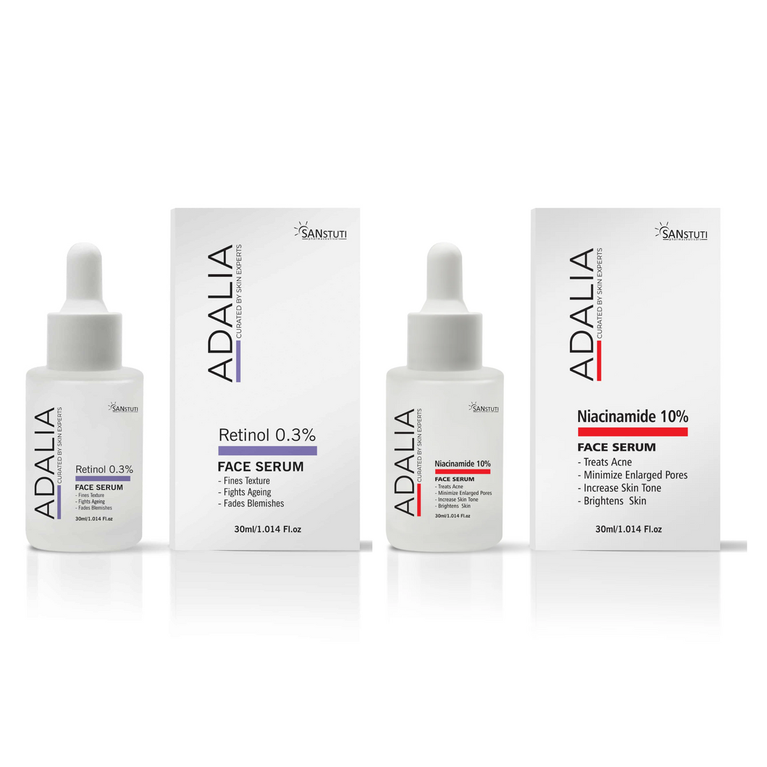 Combo -  Niacinamide Serum, Retinol Serum