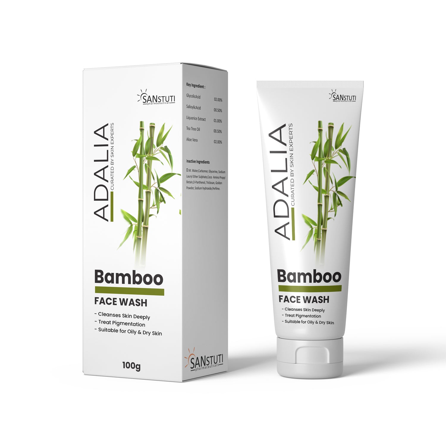 Adalia Bamboo Face Wash